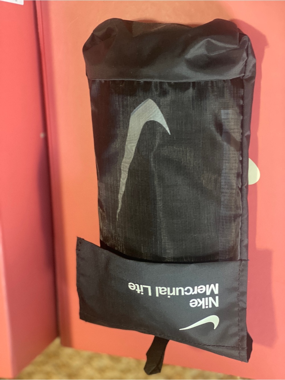 Nike Black and White Mercurial Lite Packable Shoe Pouch